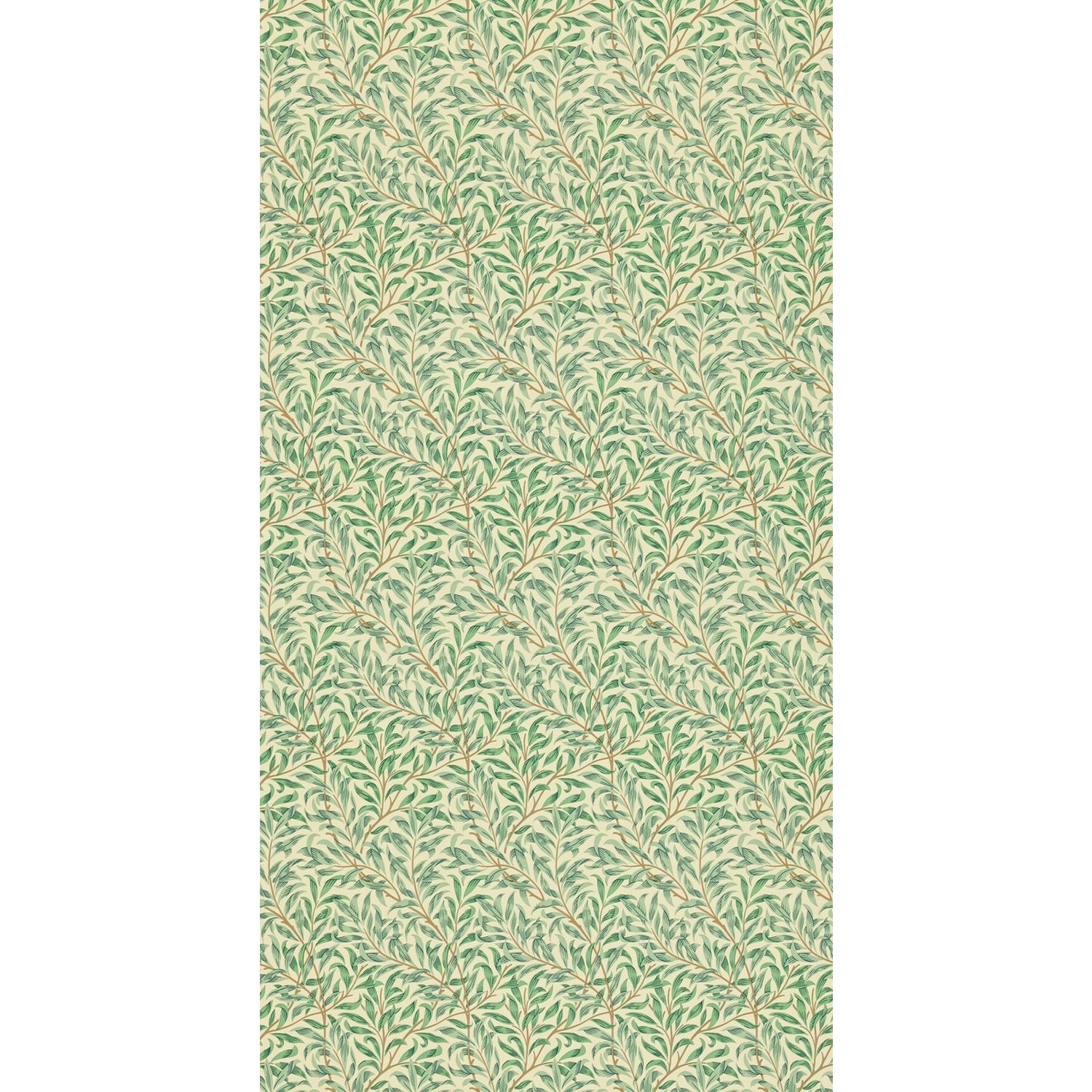 Morris & Co. Willow Bough wallpaper leaf green - British product