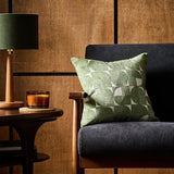 Habitat jacquard cushion green 43x43cm (British brand)