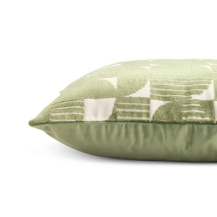 Habitat jacquard cushion green 43x43cm (British brand)