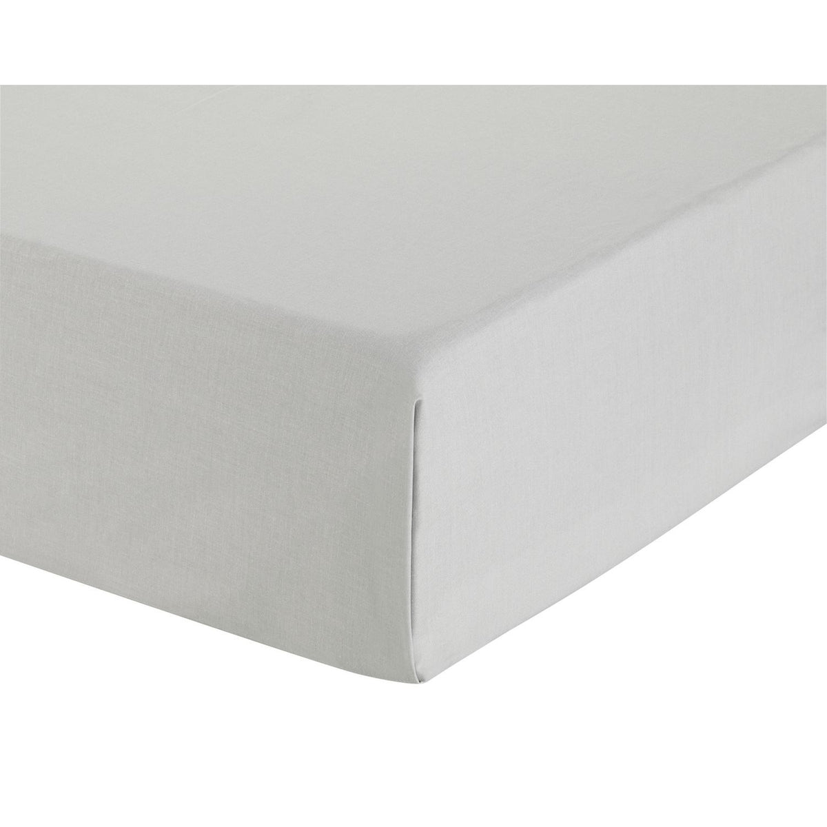 Habitat Easycare Plain Grey Flat Sheet - Kingsize
