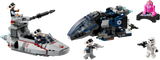 Imperial Dropship vs. Rebel Scout Speeder