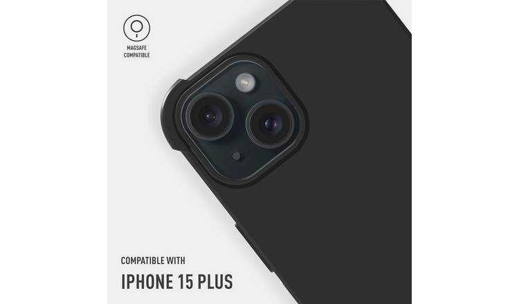 Skech iPhone 15 Plus phone case and screen protector black - British product