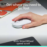Logitech POP wireless mouse off white - British product