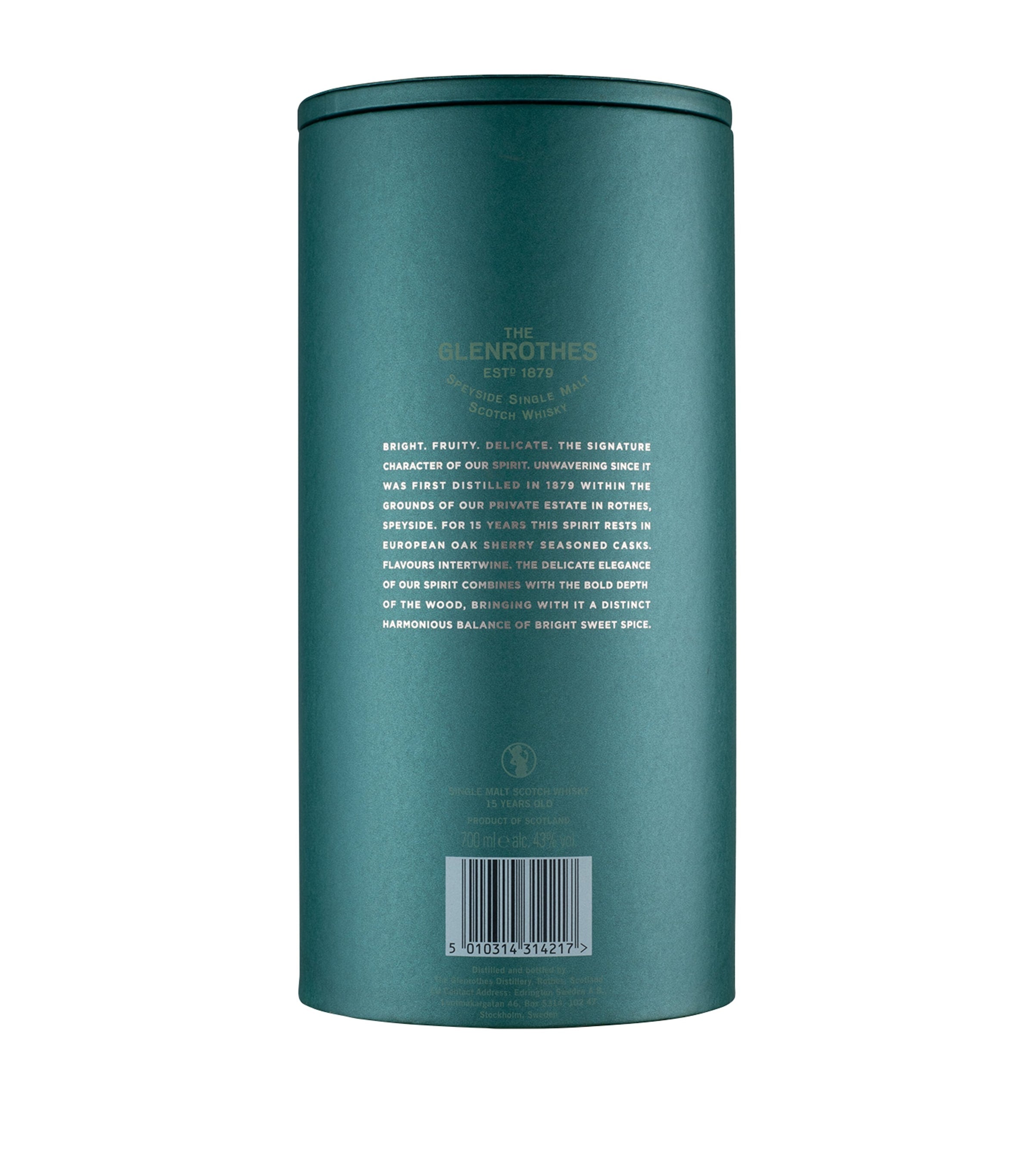 The Glenrothes 15 single malt Scotch whisky 70cl (British brand)