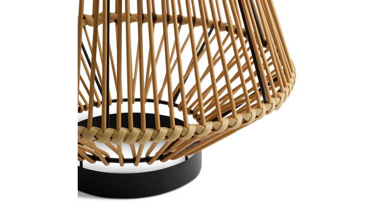 Habitat Solar Rattan Lantern outdoor light, UK version