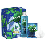 Radox Bath and Salt Collection Gift Set with shower puff (British brand)