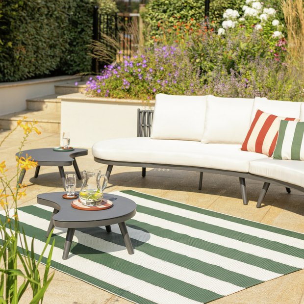 Habitat Stripe Outdoor Rug 180x240cm - British product