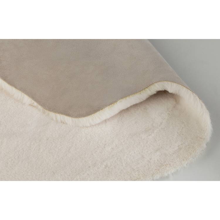 Habitat supersoft faux fur rug cream 60x90cm, UK version