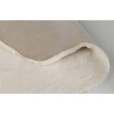Habitat supersoft faux fur rug cream 60x90cm, UK version