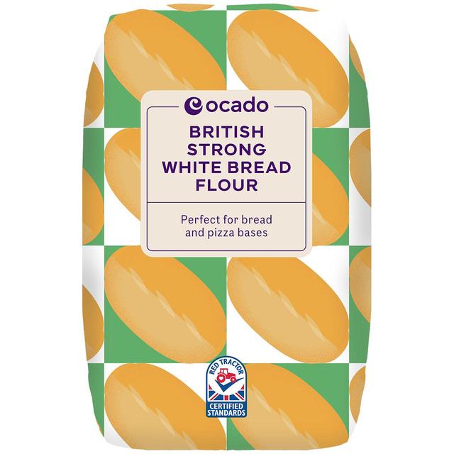 Ocado British Strong White Bread Flour   1.5kg