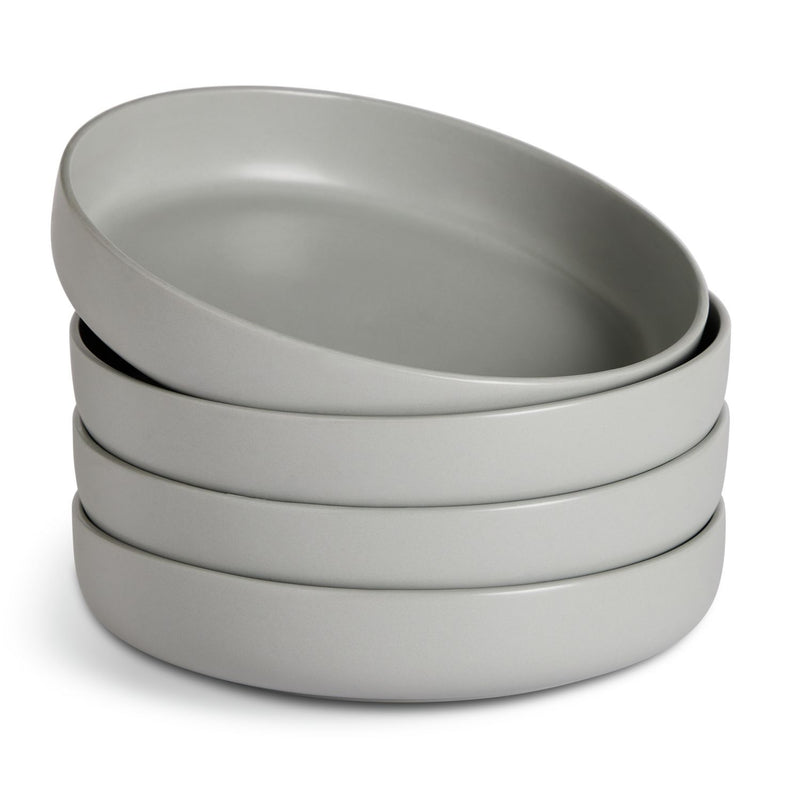 Habitat stoneware blates matte grey 4 piece, UK version