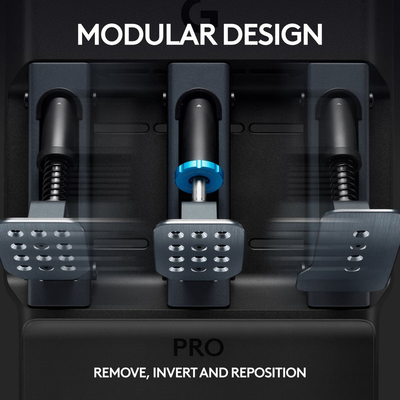 Logitech G PRO Racing Pedals sim racing pedals, UK version