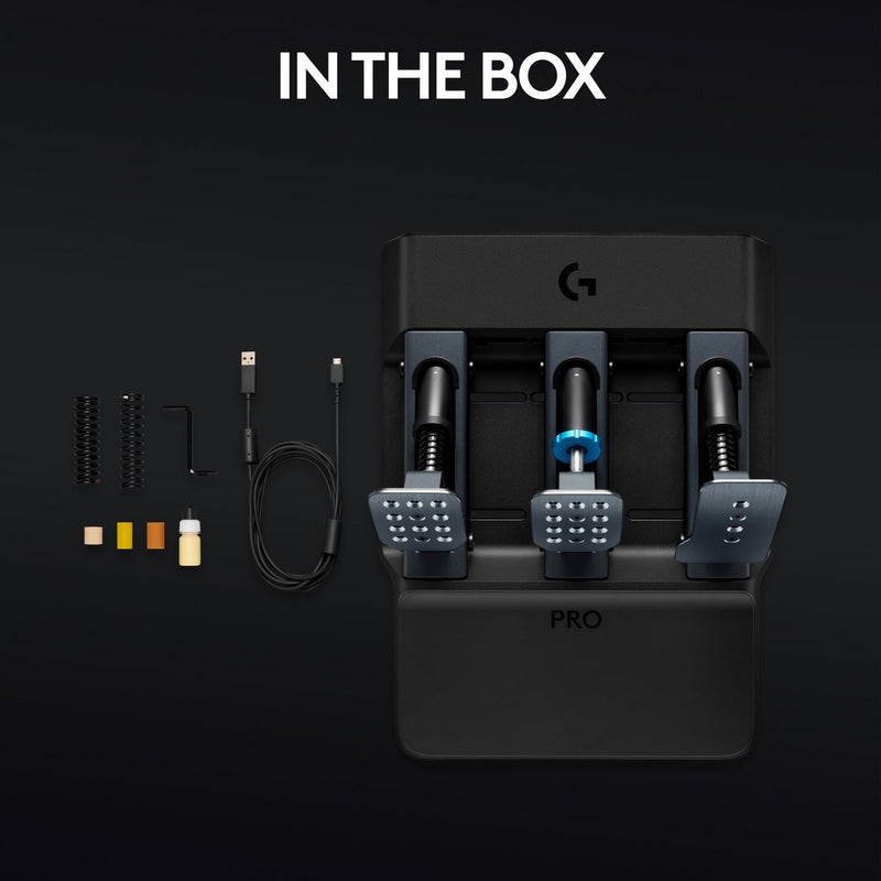 Logitech G PRO Racing Pedals sim racing pedals, UK version