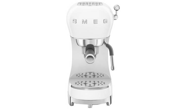 Smeg manual espresso coffee machine white, UK version