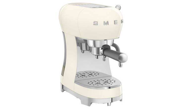 Smeg ECF02CRUK manual espresso machine - British product