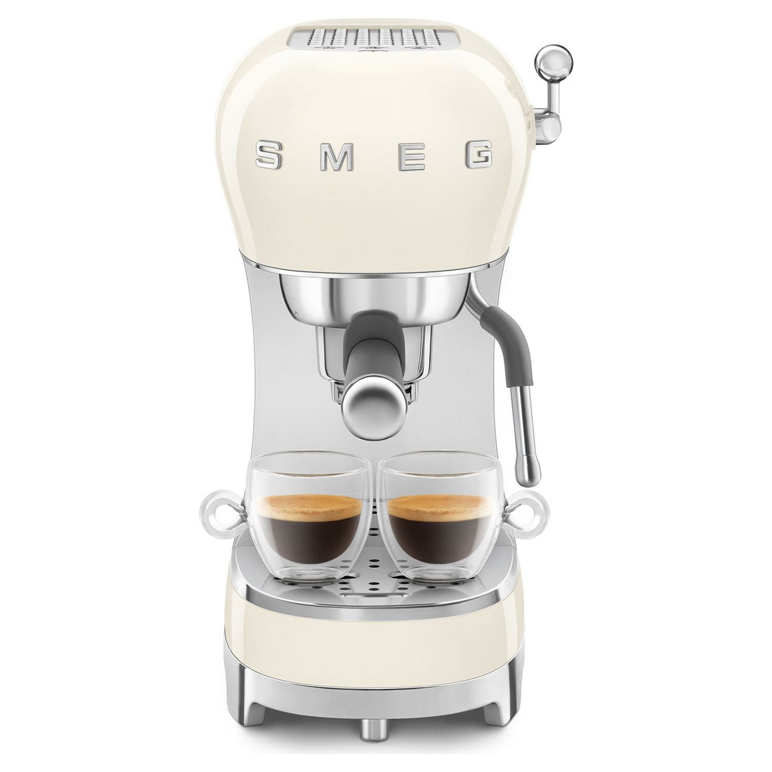 Smeg ECF02CRUK manual espresso machine - British product