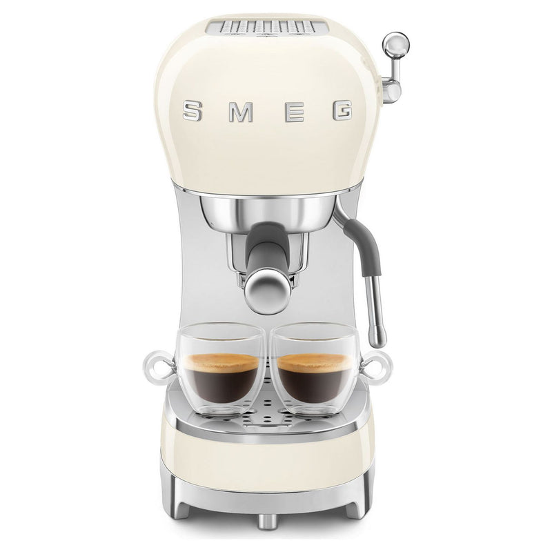 Smeg ECF02CRUK manual espresso machine - British product