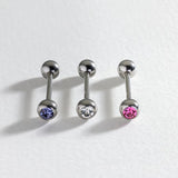 Revere crystal tongue bar set 16mm (British brand)