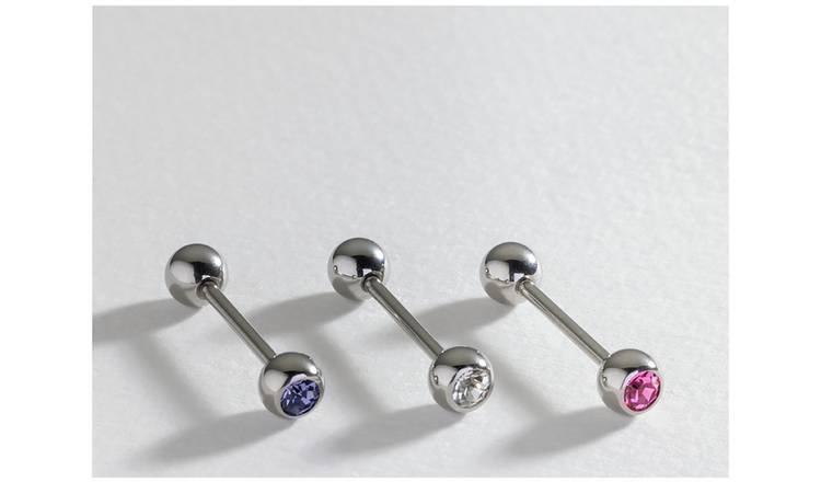 Revere crystal tongue bar set 16mm (British brand)