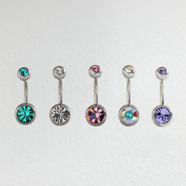 Revere crystal belly bars set of 5, imported from the UK