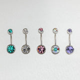 Revere crystal belly bars set of 5, imported from the UK
