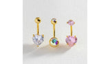 Revere Stainless Steel Belly Bars - Set of 3