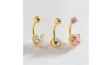 Revere stainless steel belly bars set of 3, UK version