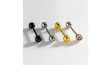 Revere surgical steel tongue bars set of 4 - British product