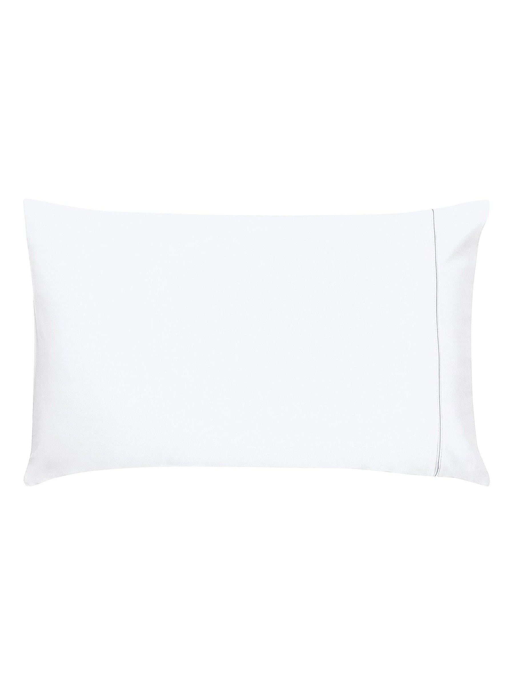Bedeck Of Belfast white 1000 thread count pillowcase, imported from the UK