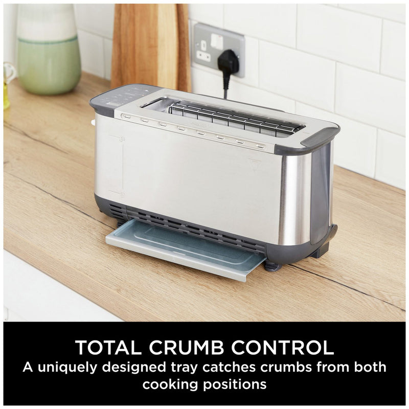 Ninja Foodi 3-in-1 toaster stainless steel 2 slice - British product