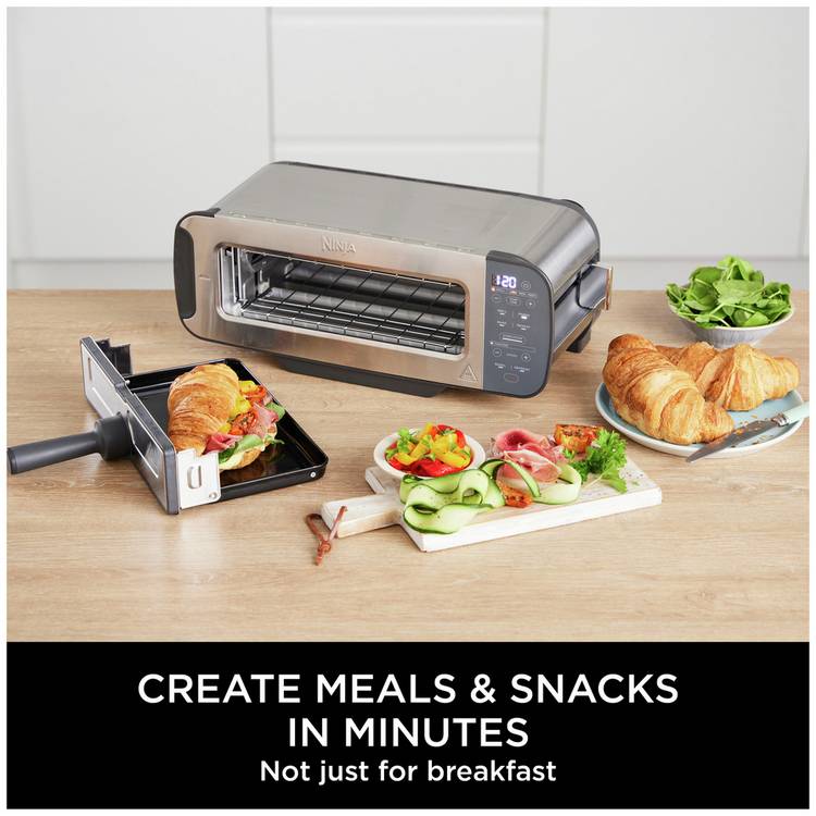 Ninja Foodi 3-in-1 toaster stainless steel 2 slice - British product