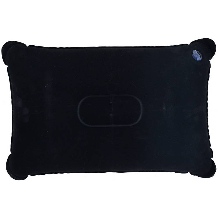 Pro Action inflatable camping pillow black (British brand)
