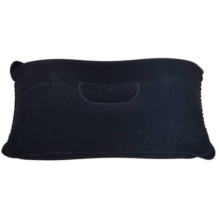 Pro Action inflatable camping pillow black (British brand)
