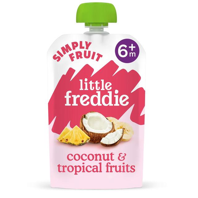 Little Freddie Coconut & Tropical Fruits Organic Pouch 6 mths+   100g