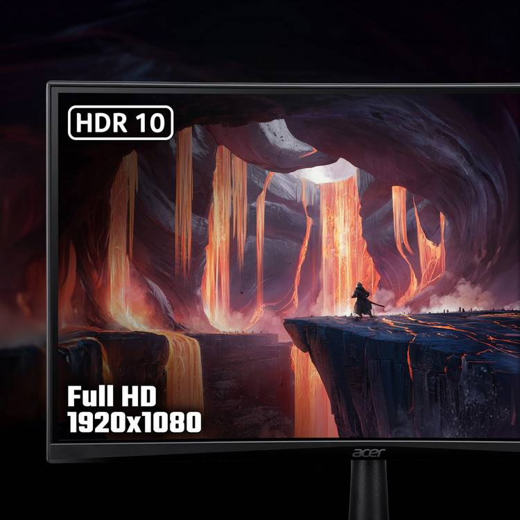 Acer gaming monitor ED240QS3 curved 23.6in, imported from the UK