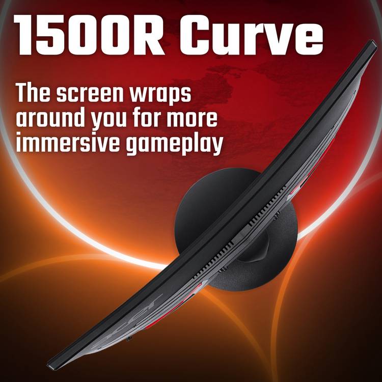 Acer gaming monitor ED240QS3 curved 23.6in, imported from the UK
