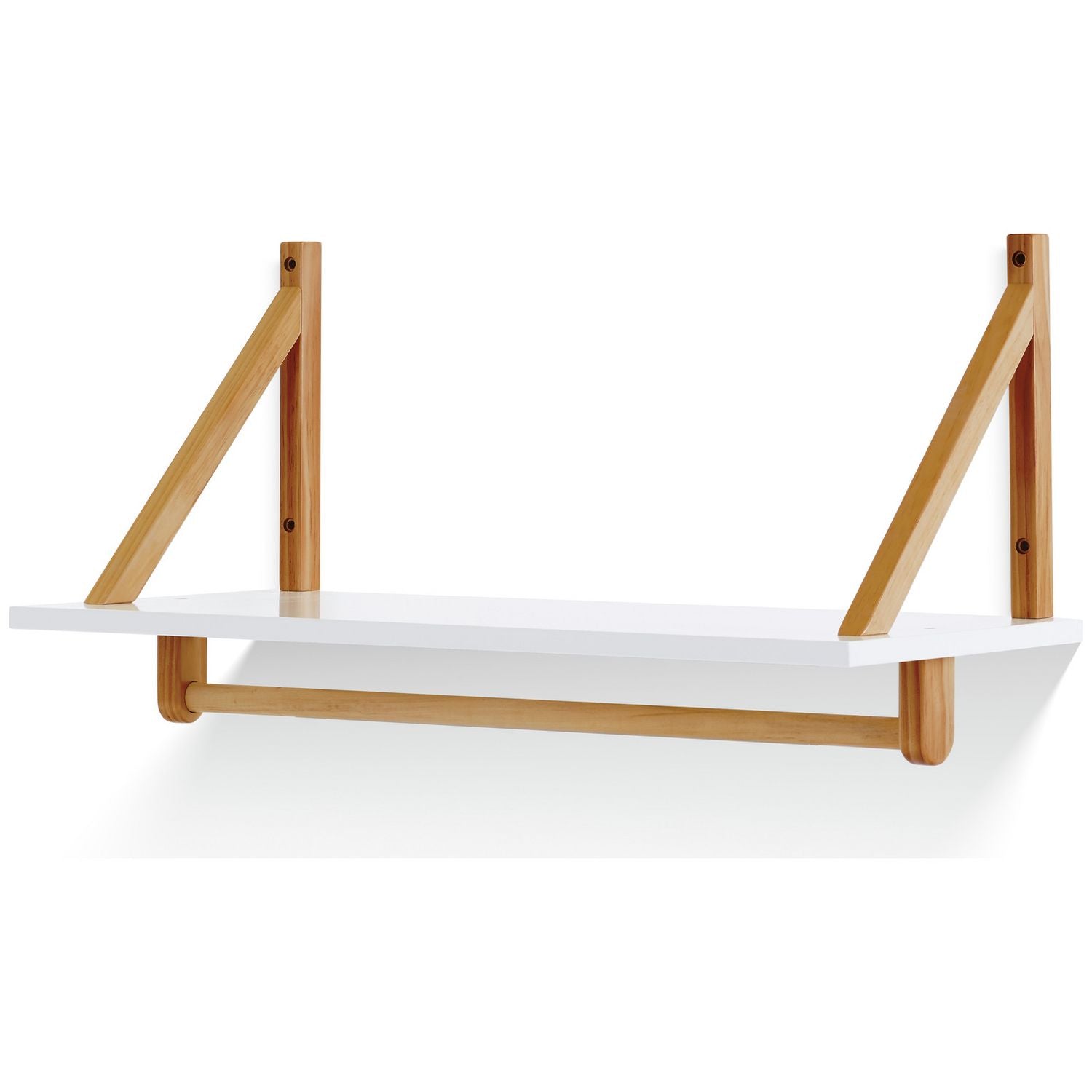 Obaby Maya white solid wood shelf - British product