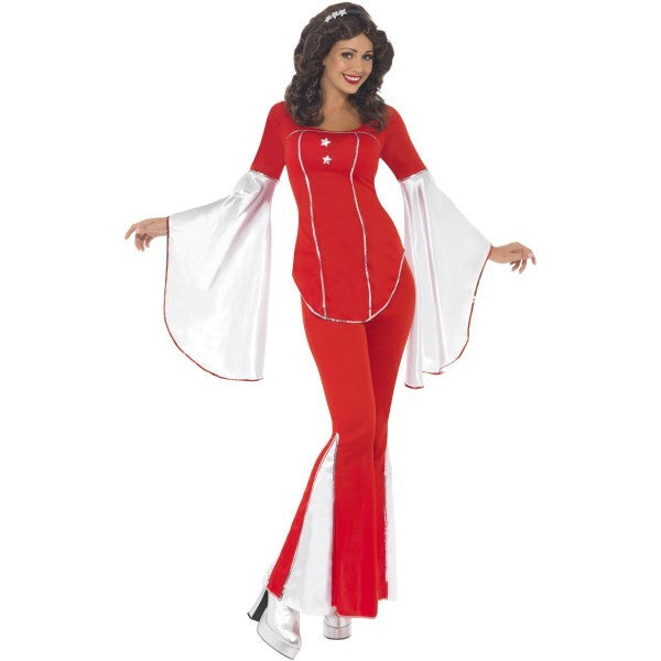 Smiffys Super Trooper red costume top and trousers (British brand)