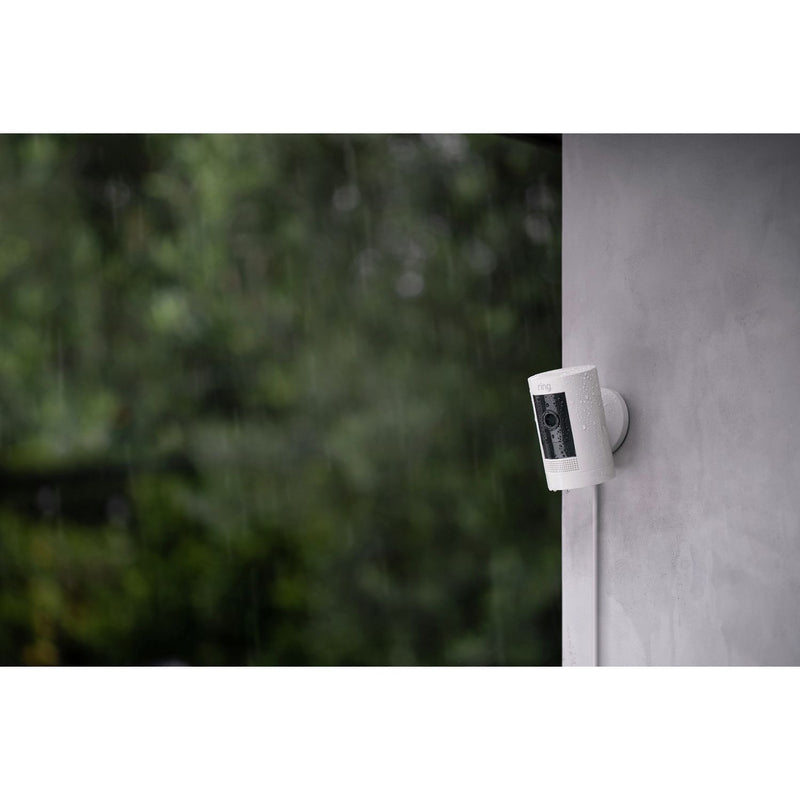 Ring Stick Up Cam Plug-In security camera white, UK version