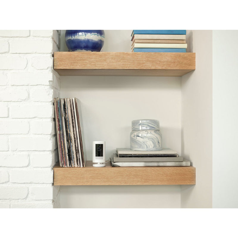 Ring Stick Up Cam Plug-In security camera white, UK version