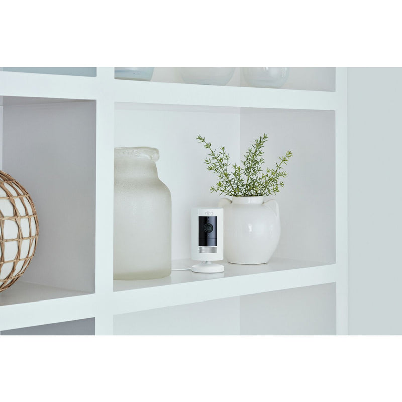 Ring Stick Up Cam Plug-In security camera white, UK version
