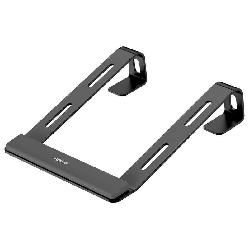 Styletech LR05 laptop stand black aluminium, imported from the UK