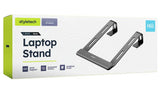 Styletech LR05 laptop stand black aluminium, imported from the UK