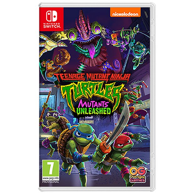 TMNT Mutants Unleashed Nintendo Switch game, imported from the UK