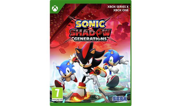 Sonic X Shadow Generations Xbox game disc, imported from the UK