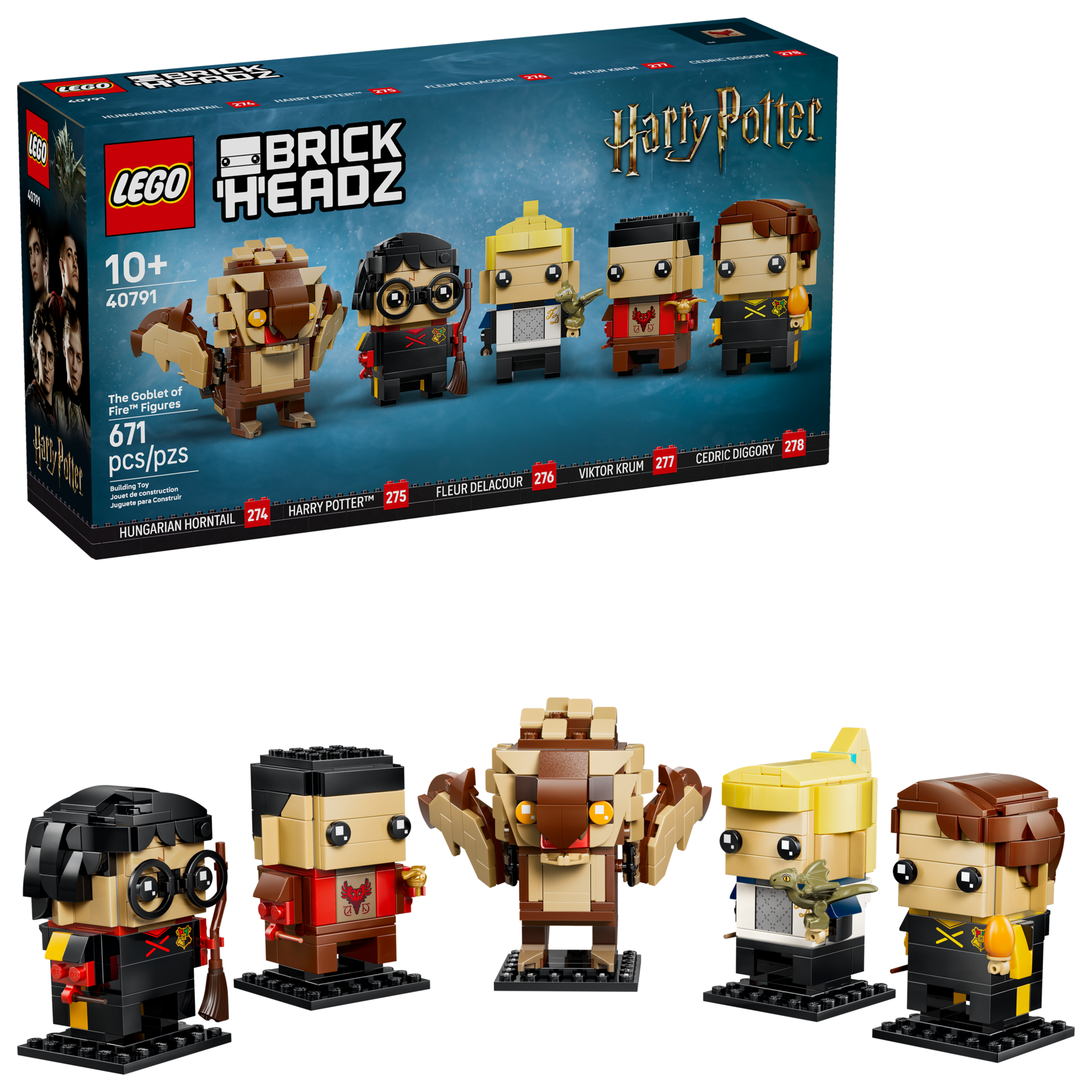 LEGO BrickHeadz Goblet of Fire Figures 671 Pieces (British brand)