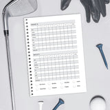 Golf log book A5 40 pages personalised (British brand)