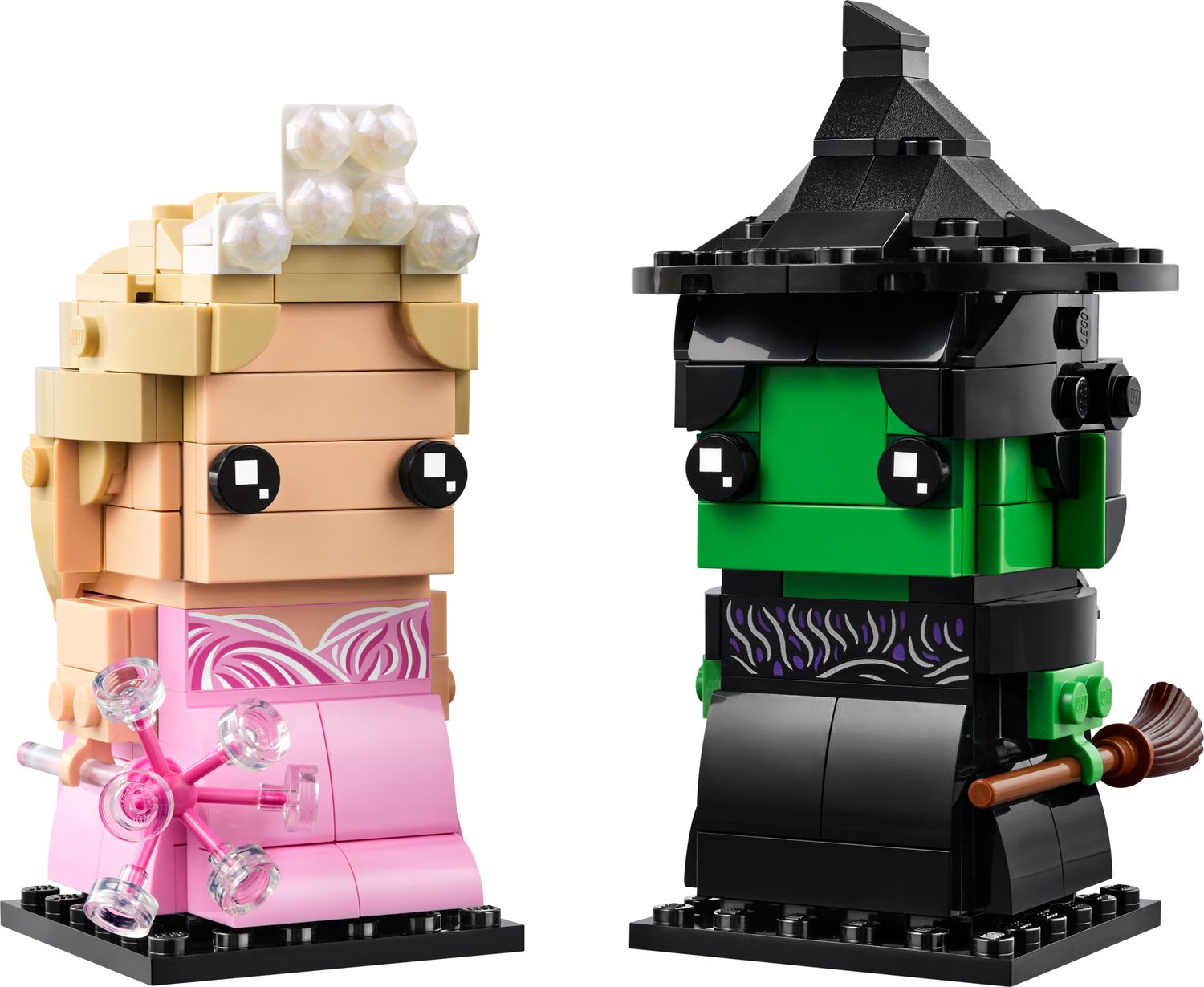 LEGO Elphaba and Glinda Figures BrickHeadz 325-piece - British product