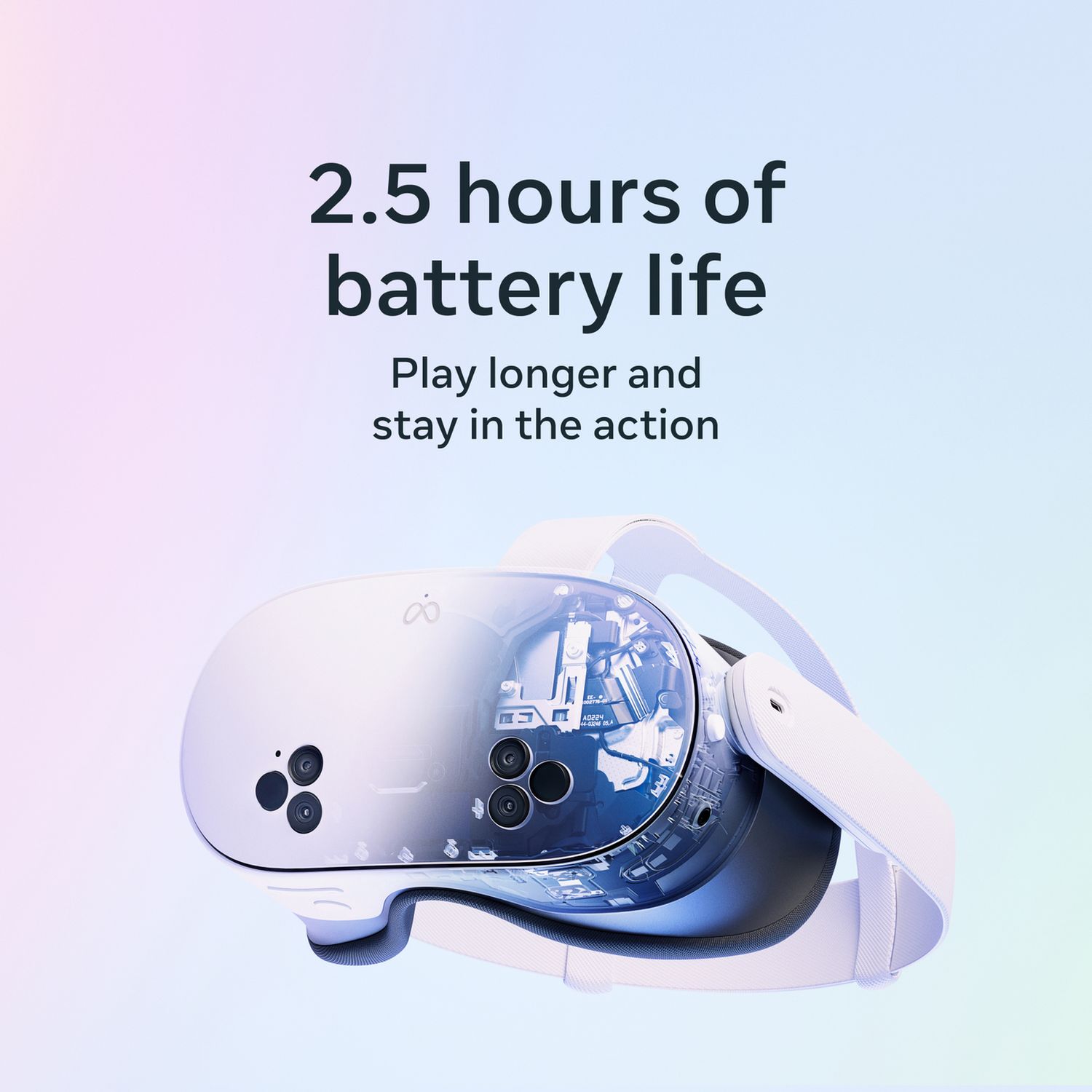 Meta Quest 3S 128GB all-in-one VR headset white, UK version