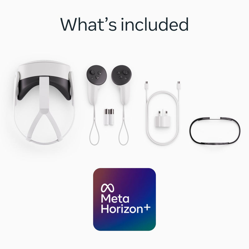 Meta Quest 3S 128GB all-in-one VR headset white, UK version